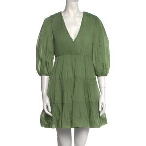 Zimmermann V-Neck Mini Dress